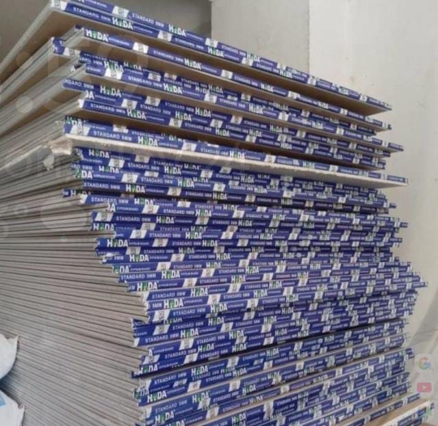 Gypsum boards and accessories